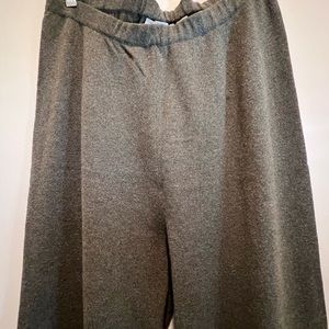 100% cashmere pants - gorgeous moss green.